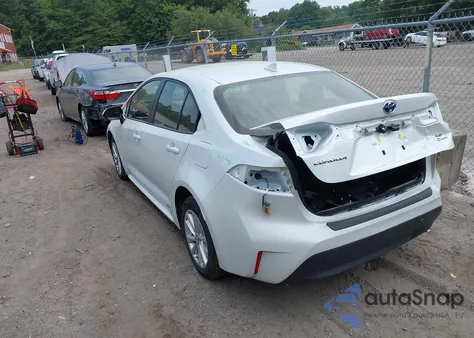 2025 Toyota Corolla Hybrid Le from USA, damaged, VIN JTDBDMHEXSJ012318